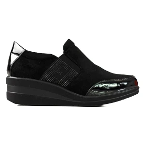 Botki slip on damskie Sergio Leone czarne