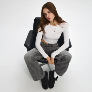 Botki śniegowce z imitacji zamszu czarne House