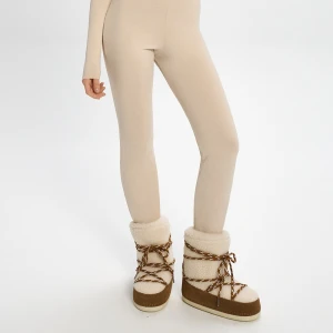 Botki śniegowce z zamszową i polarową wstawką House