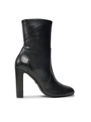 Botki Stuart Weitzman Vida 100 Zip Bootie SG232 Czarny