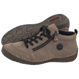 Botki Szare 52514-42 Grey (RI192-a) Rieker