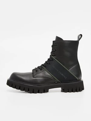 Botki sznurowane Armani Exchange