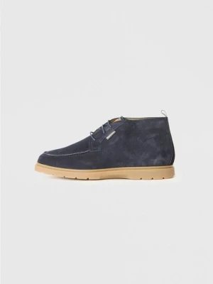 Botki sznurowane Barbour granatowy
