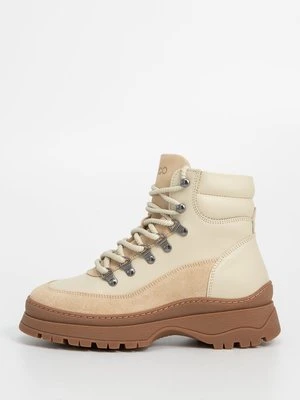 Botki sznurowane Bianco