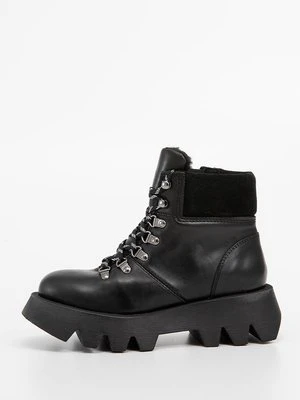 Botki sznurowane Bianco