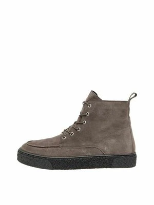 Botki sznurowane Bianco