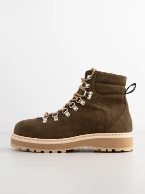 Botki sznurowane Bianco khaki