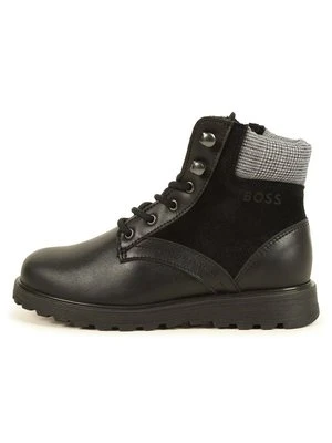 Botki sznurowane BOSS Kidswear