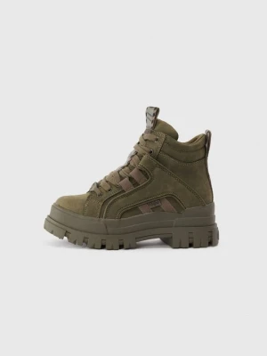 Botki sznurowane Buffalo khaki