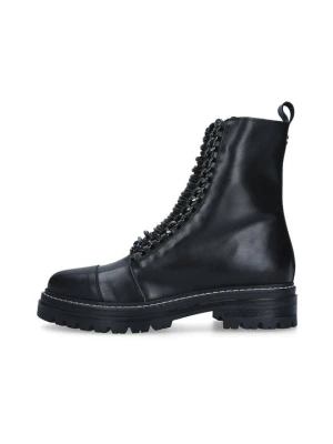 Botki sznurowane Carvela czarny