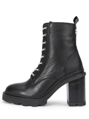 Botki sznurowane Carvela czarny