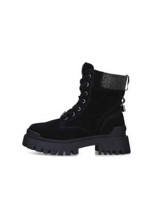 Botki sznurowane Carvela czarny
