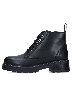 Botki sznurowane Carvela czarny