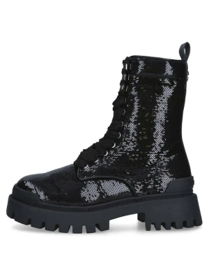 Botki sznurowane Carvela czarny