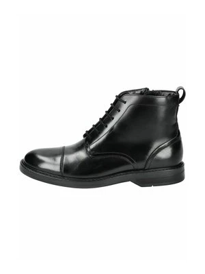 Botki sznurowane Clarks czarny