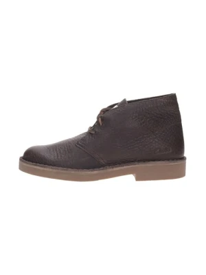 Botki sznurowane Clarks brązowy