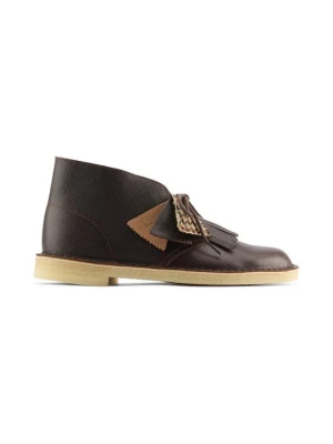 Botki sznurowane Clarks brązowy