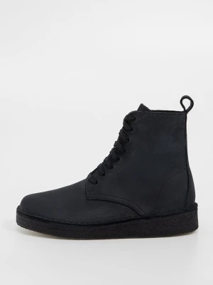 Botki sznurowane Clarks czarny