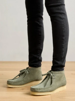 Botki sznurowane Clarks khaki