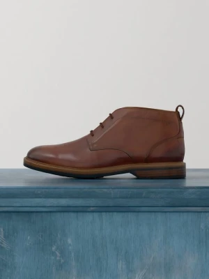 Botki sznurowane Clarks jasnobrązowy