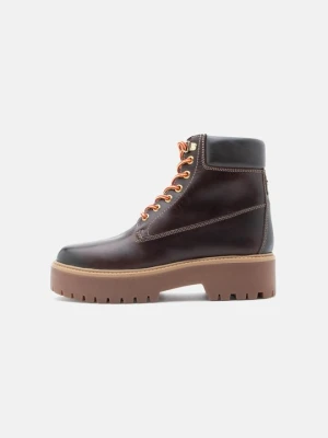 Botki sznurowane Copenhagen Shoes ciemnobrązowy