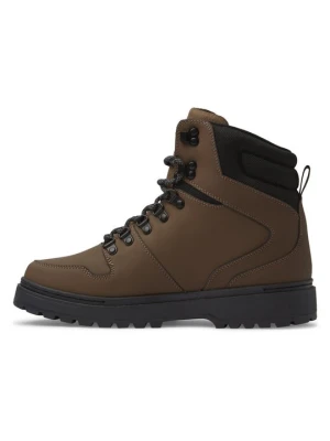 Botki sznurowane DC Shoes ciemnobrązowy