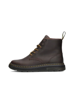 Botki sznurowane Dr. Martens ciemnobrązowy