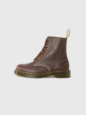 Botki sznurowane Dr. Martens ciemnobrązowy