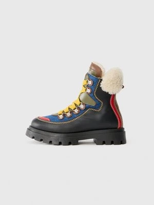 Botki sznurowane Dsquared2 czarny