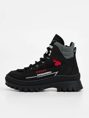 Botki sznurowane Dsquared2 czarny