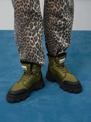 Botki sznurowane Ganni