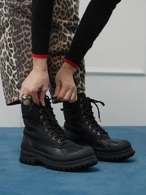 Botki sznurowane Ganni