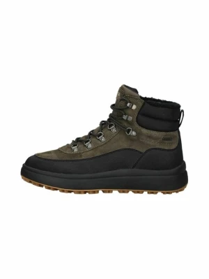 Botki sznurowane Geox khaki