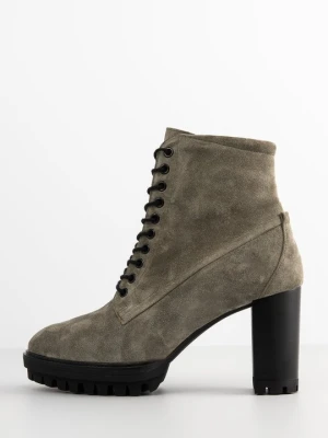Botki sznurowane HÖGL khaki