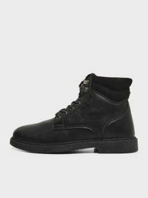 Botki sznurowane Jack&Jones antracytowy
