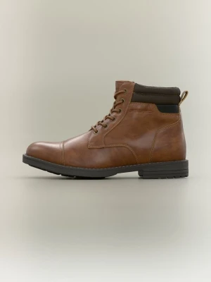 Botki sznurowane Jack&Jones brązowy