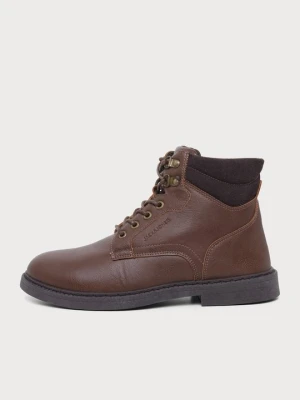 Botki sznurowane Jack&Jones brązowy