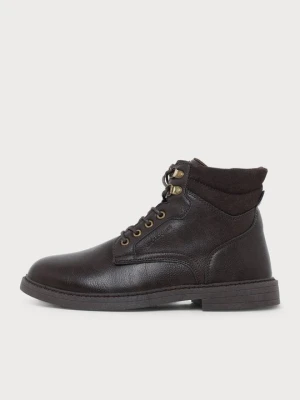 Botki sznurowane Jack&Jones ciemnobrązowy