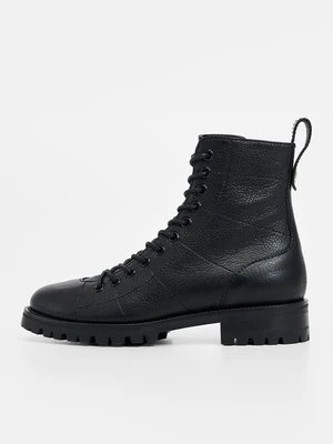 Botki sznurowane Jimmy Choo czarny