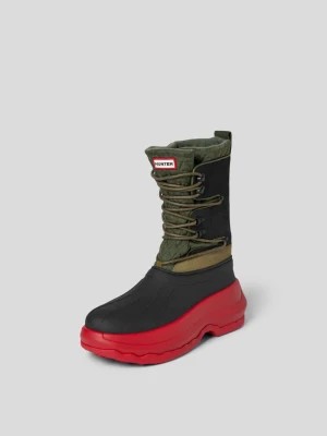 Botki sznurowane - 'Kenzo X HUNTER' Czerwony