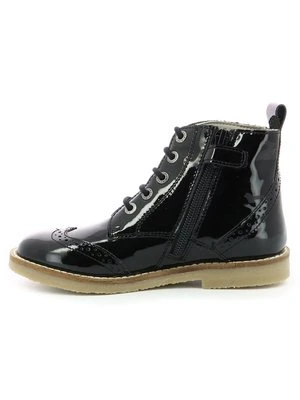 Botki sznurowane Kickers czarny