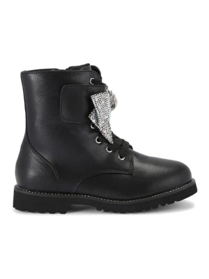 Botki sznurowane Kurt Geiger czarny
