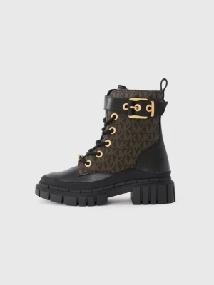 Botki sznurowane Michael Kors czarny