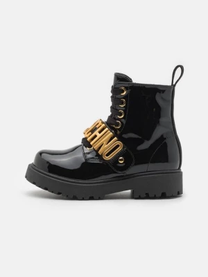 Botki sznurowane MOSCHINO czarny