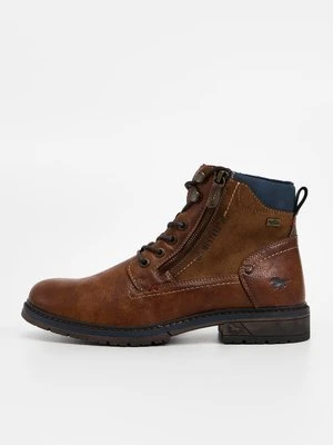 Zdjęcie produktu Botki sznurowane Mustang brązowy