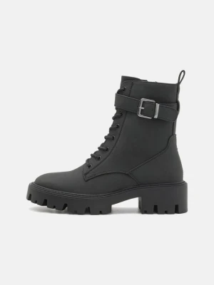 Botki sznurowane ONLY SHOES By Zalando czarny