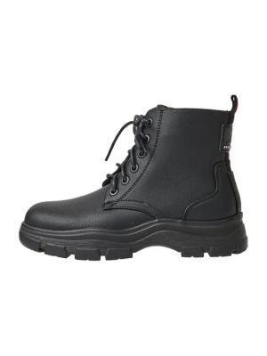 Botki sznurowane Pepe Jeans czarny