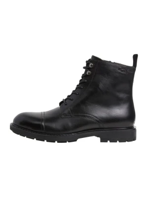 Botki sznurowane Pepe Jeans czarny
