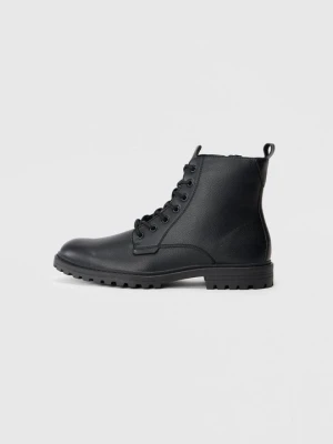 Botki sznurowane Pier One By Zalando czarny