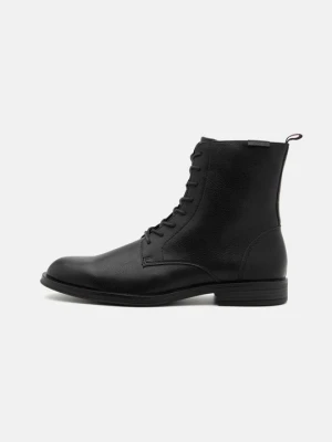 Botki sznurowane Pier One By Zalando czarny